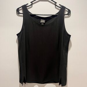 Eileen Fisher Women’s Size Medium‎ Black 100% Silk Tank Top